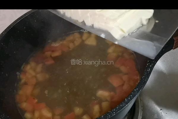 番茄豆腐羹的做法图解8