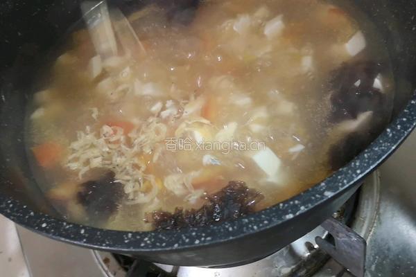 番茄豆腐羹的做法图解12
