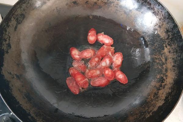 土豆片炒腊肠的做法图解6