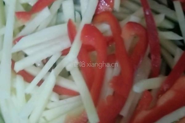 醋溜土豆丝的做法图解2