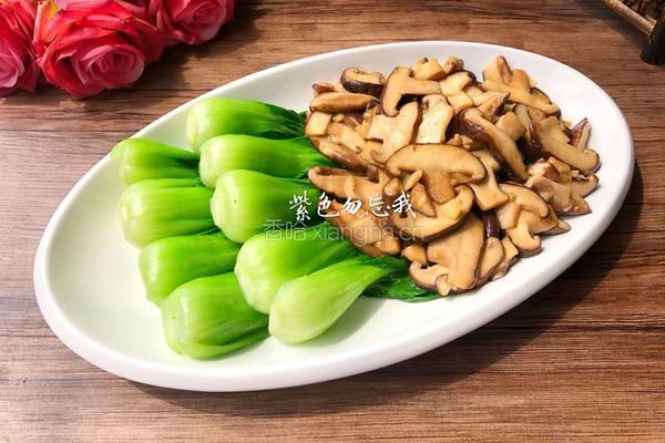 香菇青菜的做法图解9