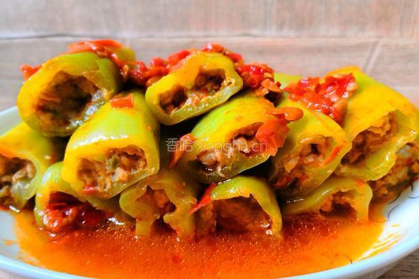 线椒灌肉的做法图解12