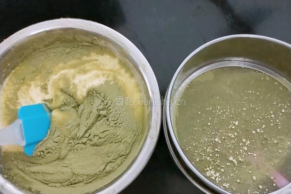 抹茶小蛋糕的做法图解7