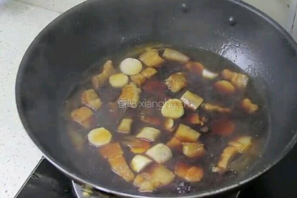 五花肉炖山药的做法图解12