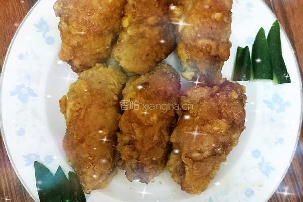 黄山奇石(香酥蒜香鸡翅)的做法图解6