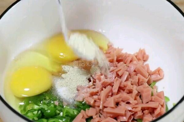 香辣早餐饼的做法图解2
