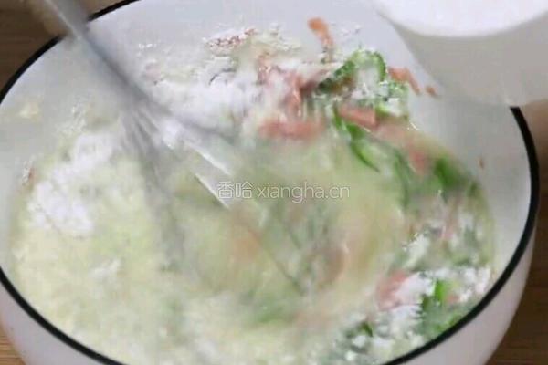 香辣早餐饼的做法图解3