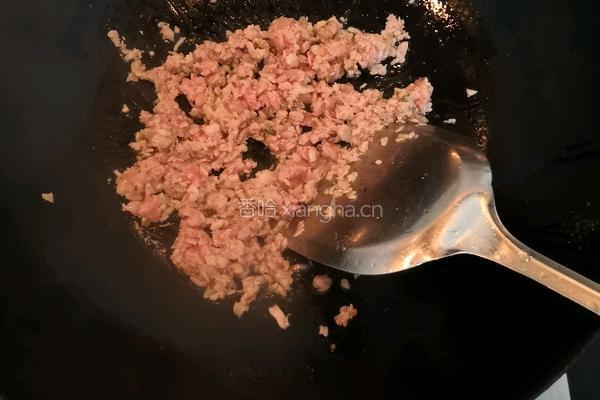 大蒜肉沫的做法图解3