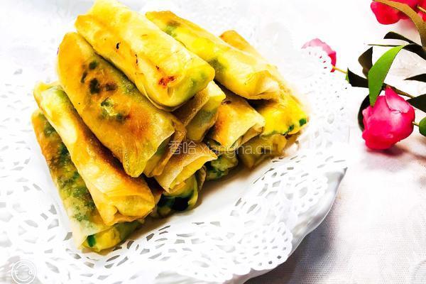 饺子皮鸡蛋卷的做法图解1