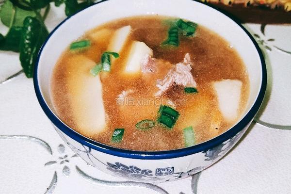 芋头肉片汤的做法图解7