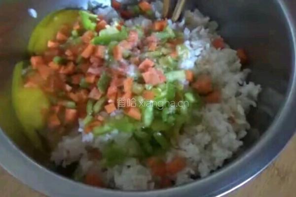 回锅大米饭的做法图解2