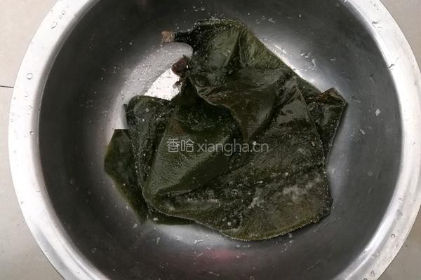 海带薏仁猪骨汤～利水去湿的做法图解1