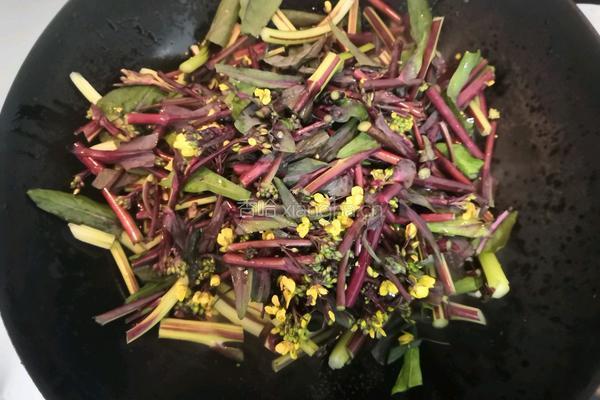清炒菜苔的做法图解3