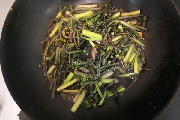 清炒菜苔的做法图解5