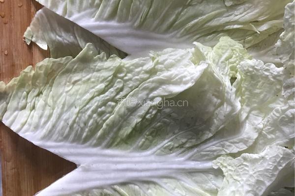 蒸蒜蓉白菜肉卷的做法图解2