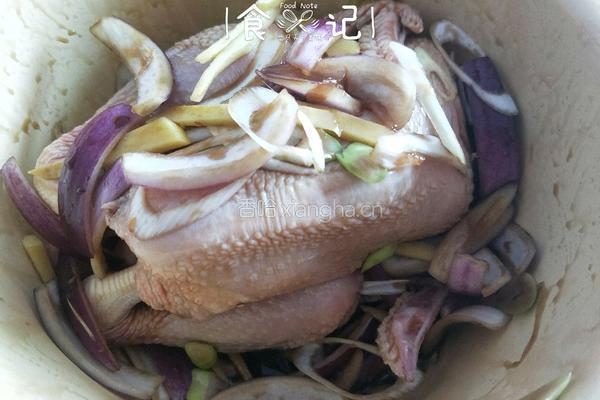 荷叶鸡的做法图解4