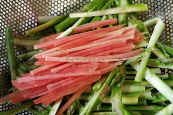 芦笋肉丝的做法图解5
