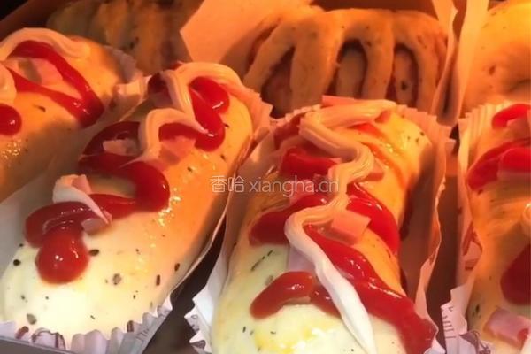  黑芝麻肠仔包的做法图解11