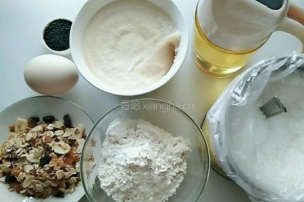果干燕麦饼干的做法图解1