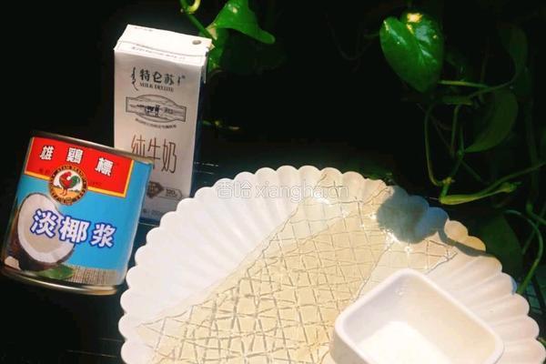 木瓜椰奶冻的做法图解2
