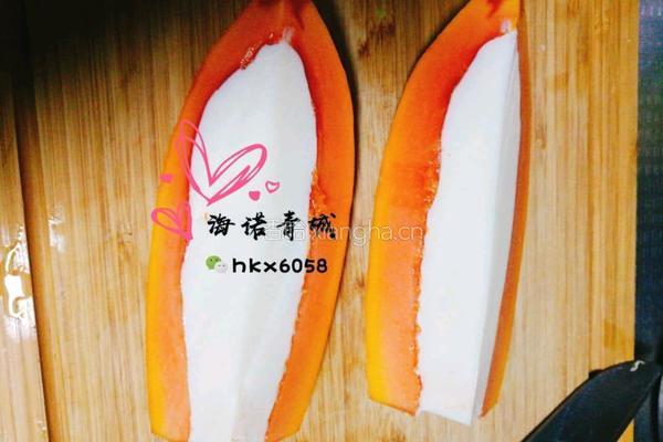 木瓜椰奶冻的做法图解7