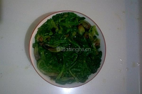 麻辣油拌菠菜的做法图解3