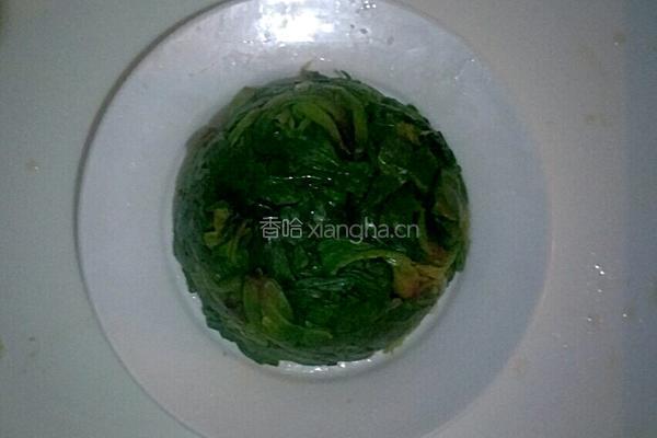 麻辣油拌菠菜的做法图解4