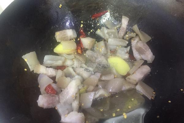 五花肉炖冻豆腐的做法图解9