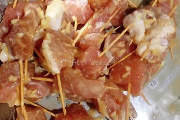 （下午茶）香香牙签肉的做法图解11