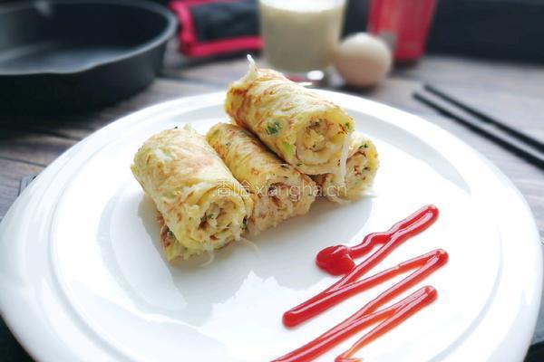 萝卜丝蛋饼～全方位营养的做法图解9