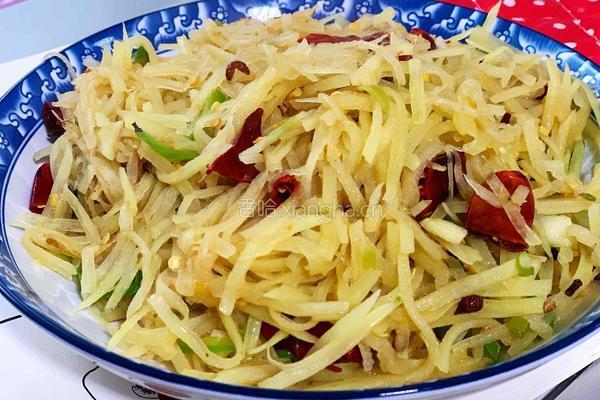 酸辣土豆丝 的做法图解5