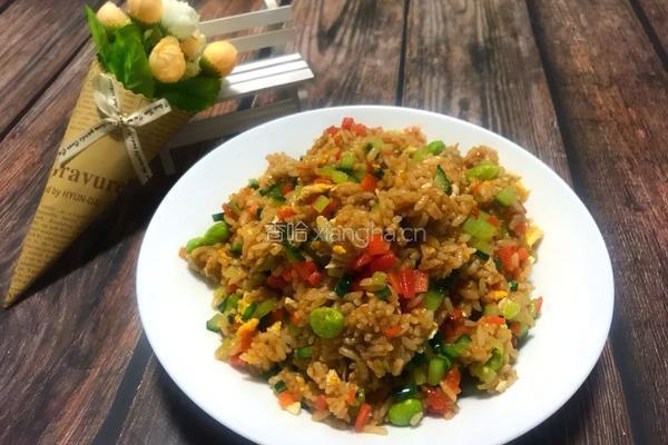 酱油炒饭的做法图解11