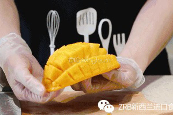杂果牛奶新西兰花胶冻的做法图解4