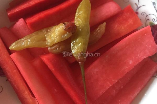 胭脂泡椒萝卜