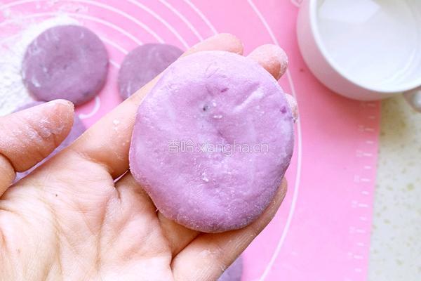 紫薯发面饼的做法图解9