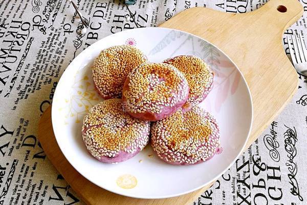 紫薯发面饼的做法图解13