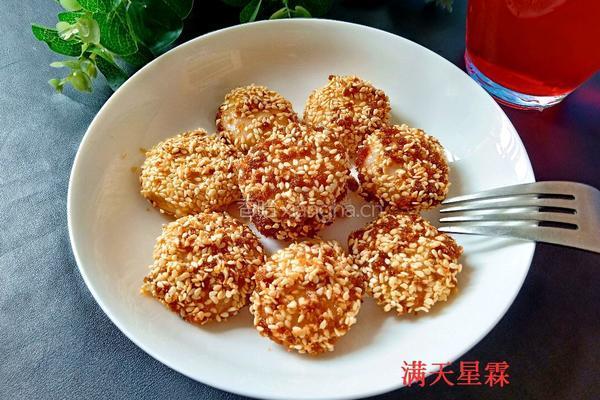 芝麻滚金团的做法图解18