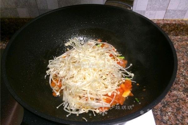 酸汁金针菇的做法图解7