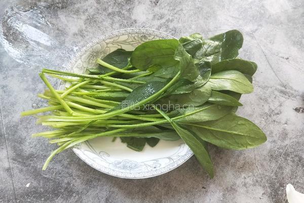 菠菜面的做法图解2