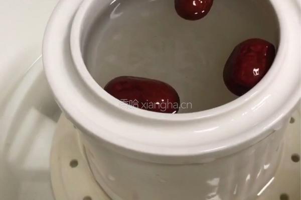 ＃下午茶＃红枣枸杞炖燕窝的做法图解4