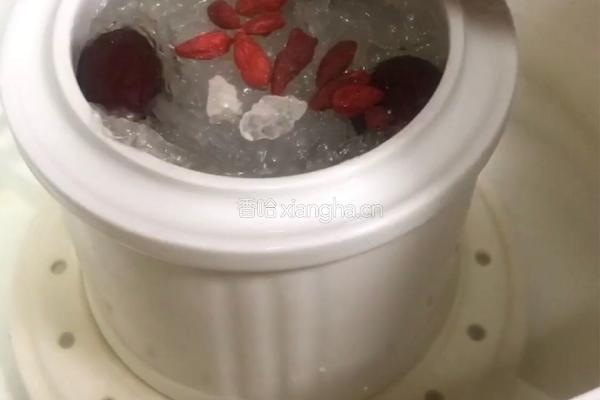 ＃下午茶＃红枣枸杞炖燕窝的做法图解5
