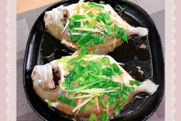  清蒸金鲳鱼