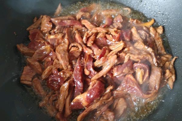 小炒牛肉的做法图解2