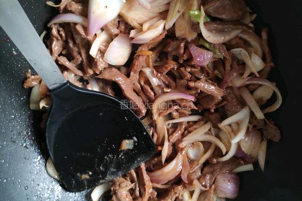 小炒牛肉的做法图解3