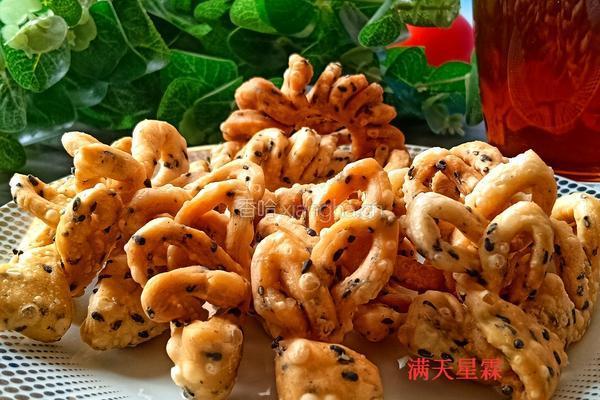 零食#芝麻麦花的做法图解26