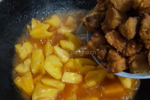 菠萝咕咾肉的做法图解6