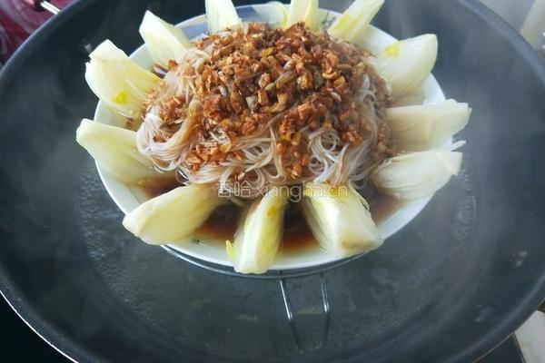蒜蓉粉丝娃娃菜的做法图解12