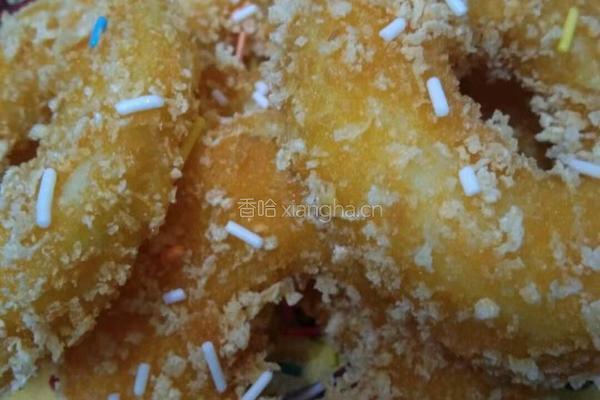 油炸苹果甜甜圈的做法图解12