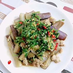 茄子炒肉的做法[图]