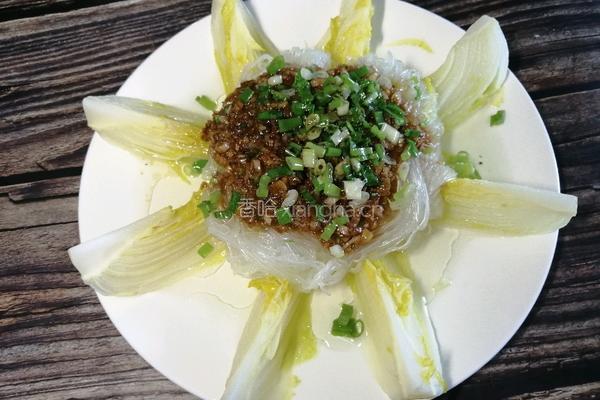＃微波炉＃蒜蓉粉丝娃娃菜的做法图解16